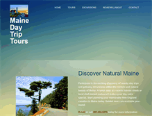 Tablet Screenshot of mainedaytrip.com